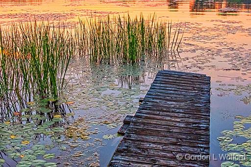 Old Dock At Sunrise_P1170724-6.jpg - Photographed near Lindsay, Ontario, Canada.